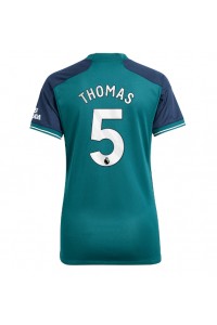 Arsenal Thomas Partey #5 Fotballdrakt Tredje Klær Dame 2023-24 Korte ermer